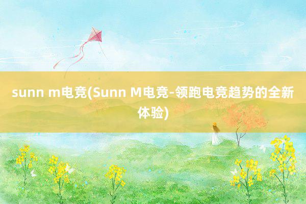 sunn m电竞(Sunn M电竞-领跑电竞趋势的全新体验)