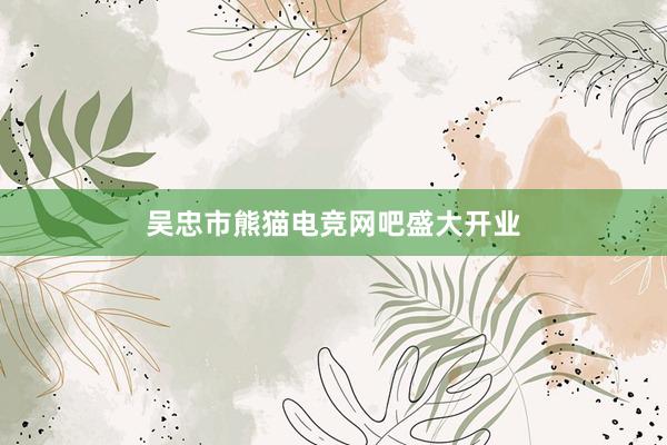 吴忠市熊猫电竞网吧盛大开业